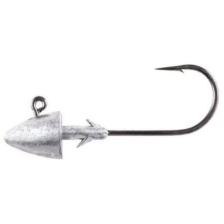 Owner Ultrahead Saltwater Bullet Jighead, 34 Oz, 50 Hook Black Chrome, 3PK 5148-121
